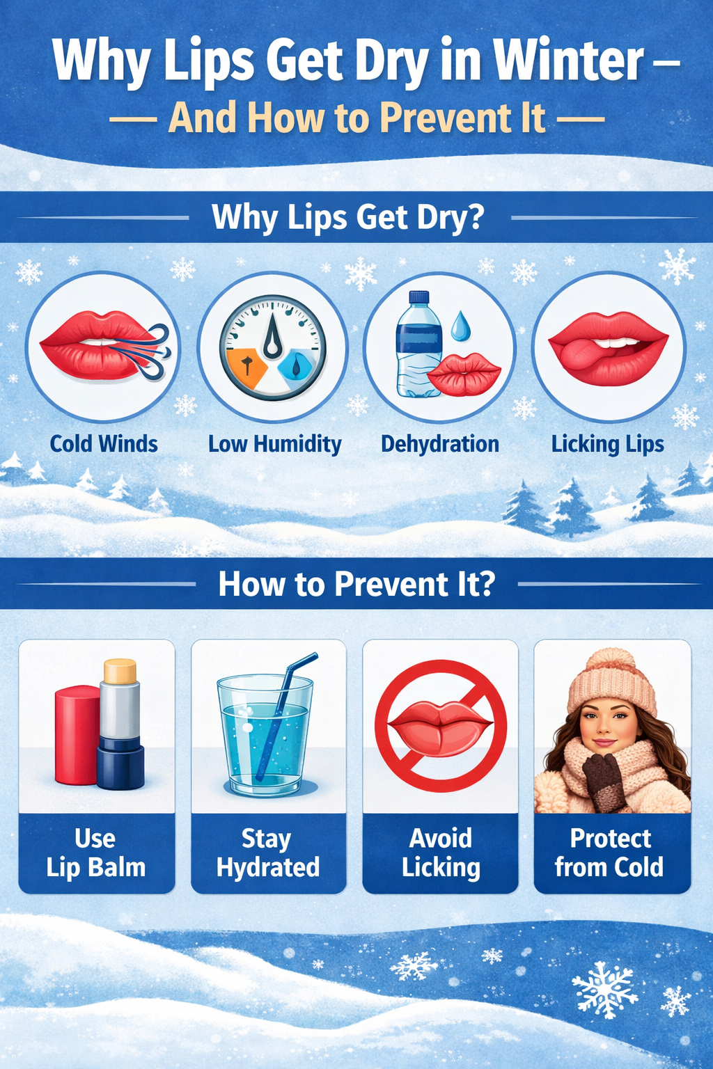 Why Lips Get Dry in Winter-and How to Prevent It