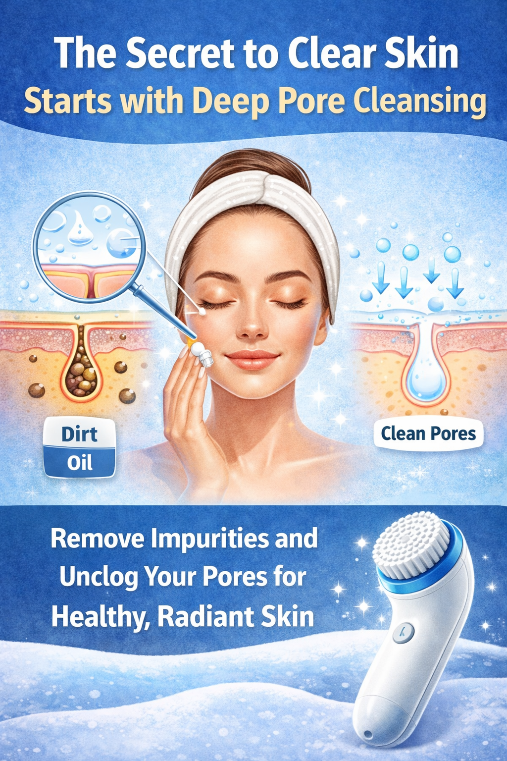 The Secret to Clear Skin Starts with Deep Pore Cleansing