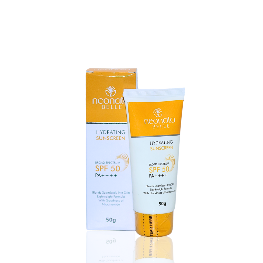 Neonata Belle Hydrating Sunscreen SPF 50 PA++++ | Broad Spectrum UV Protection with Hydration & Barrier Support