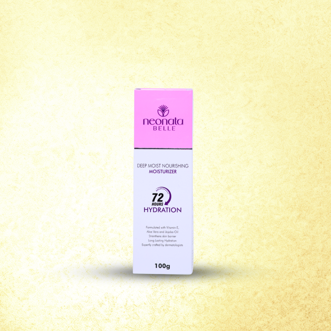 Neonata Belle Deep Moist Nourishing Moisturiser | Intense Hydration & Skin Barrier Repair for Dry and Sensitive Skin
