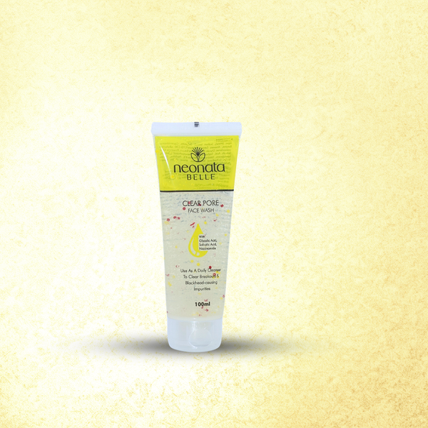 Neonata Belle Clear Pore Face Wash | Salicylic Acid Cleanser for Acne, Blackheads & Oily Skin