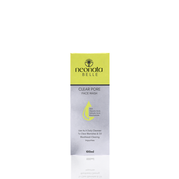 Neonata Belle Clear Pore Face Wash | Salicylic Acid Cleanser for Acne, Blackheads & Oily Skin