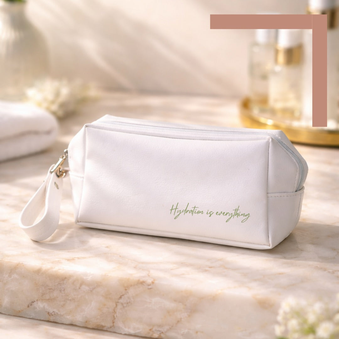 Neonata Belle Premium Unisex Travel Bag | Cosmetic, Skincare & Grooming Organizer | Compact Travel Essential
