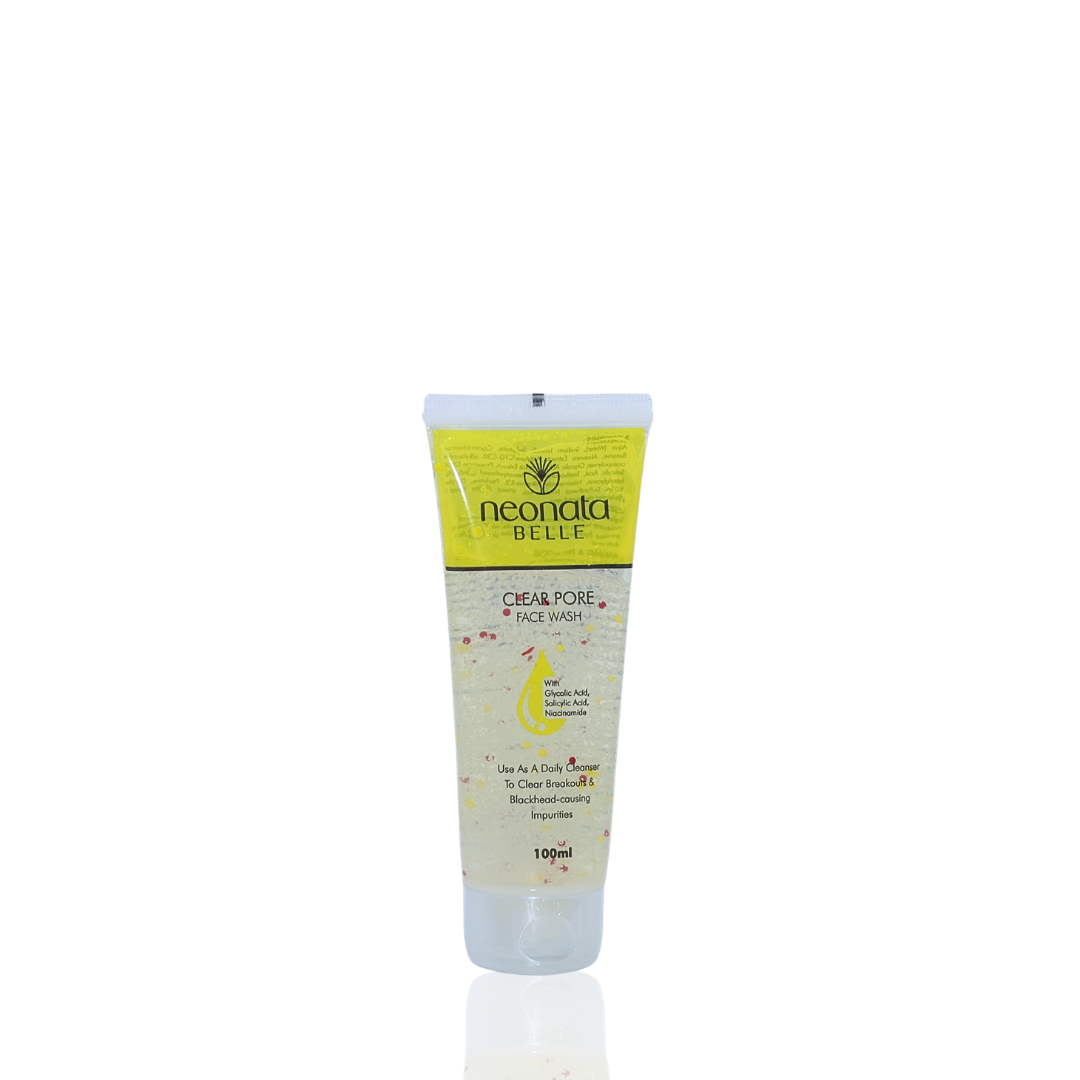 Neonata Belle Clear Pore Face Wash | Salicylic Acid Cleanser for Acne, Blackheads & Oily Skin