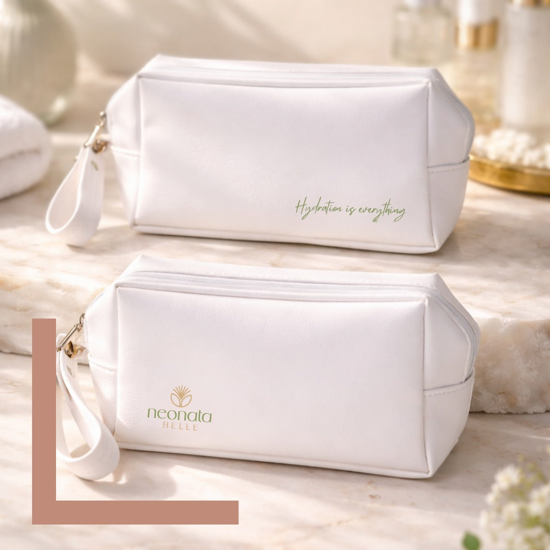 Neonata Belle Premium Unisex Travel Bag | Cosmetic, Skincare & Grooming Organizer | Compact Travel Essential