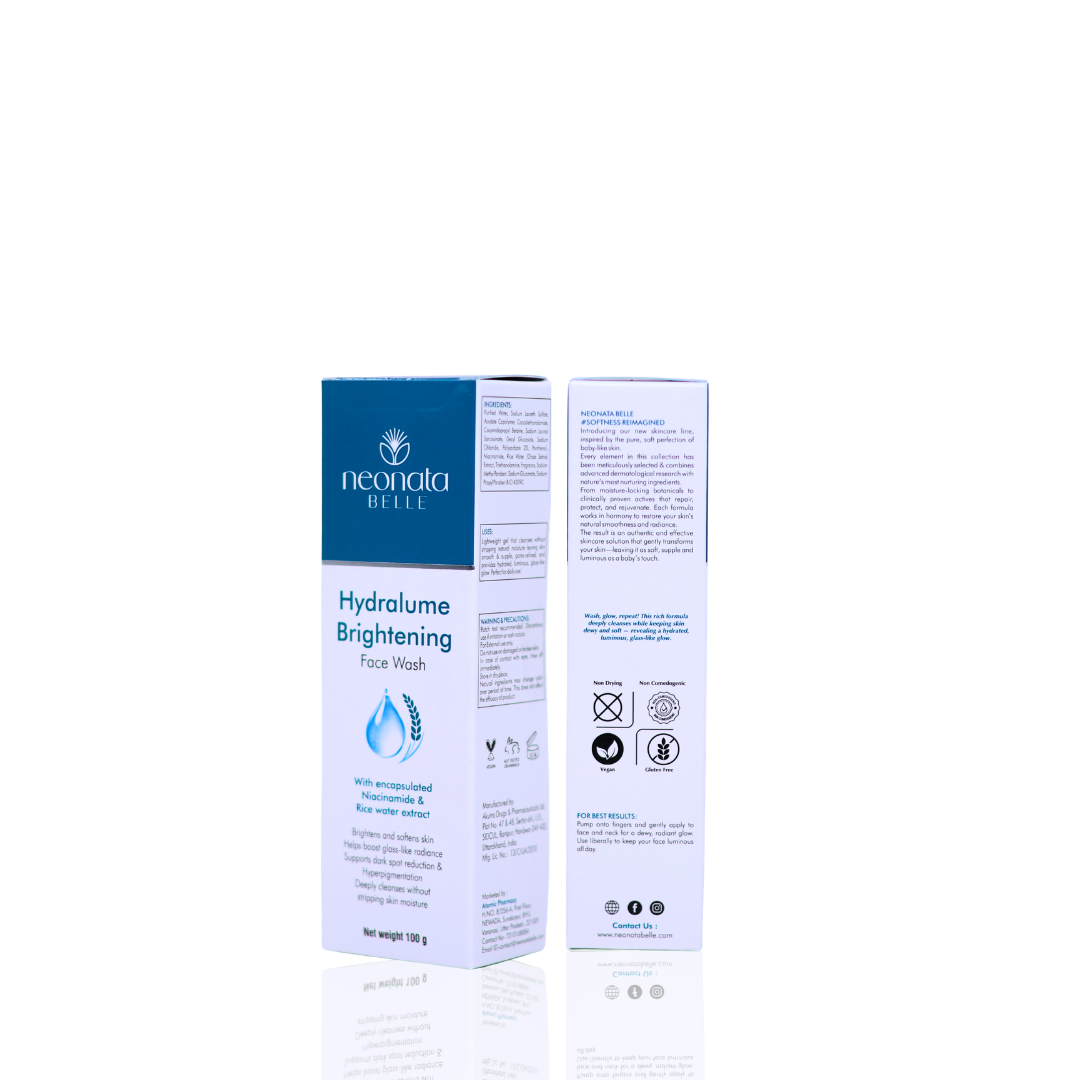 Neonata Belle Hydralume Brightening Face Wash | Glow-Boosting Cleanser for Dull & Uneven Skin
