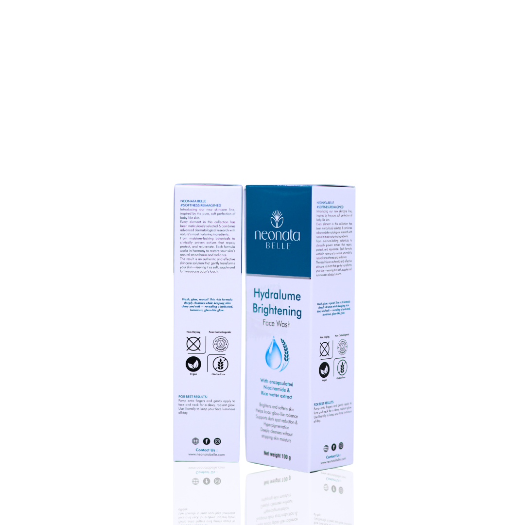 Neonata Belle Hydralume Brightening Face Wash | Glow-Boosting Cleanser for Dull & Uneven Skin