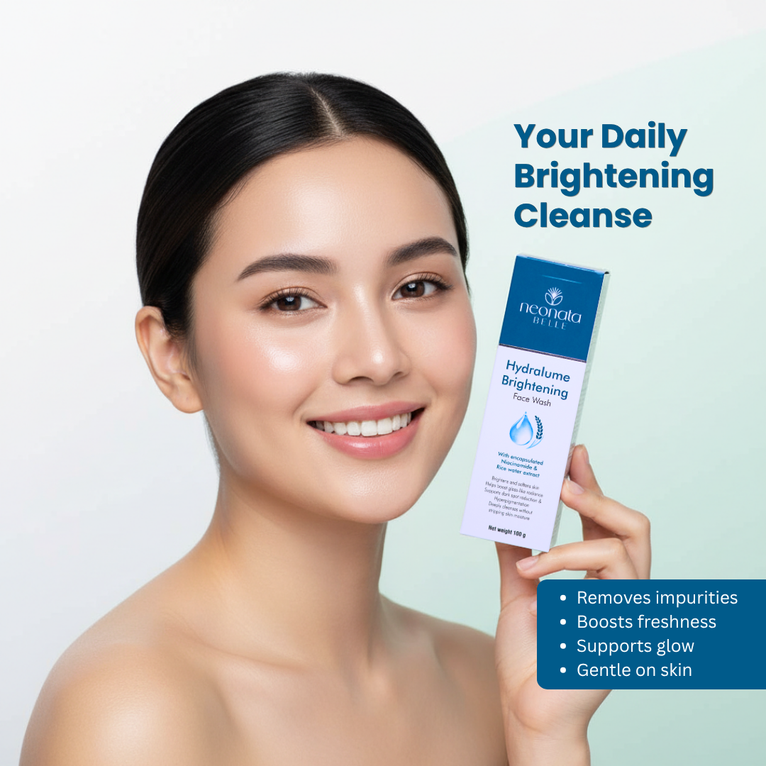 Neonata Belle Hydralume Brightening Face Wash | Glow-Boosting Cleanser for Dull & Uneven Skin