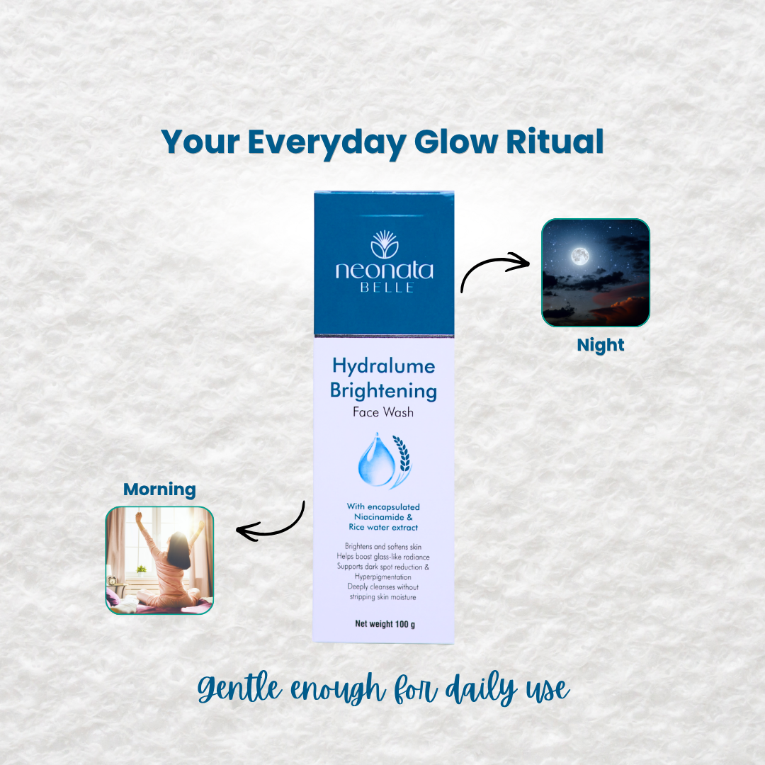 Neonata Belle Hydralume Brightening Face Wash | Glow-Boosting Cleanser for Dull & Uneven Skin