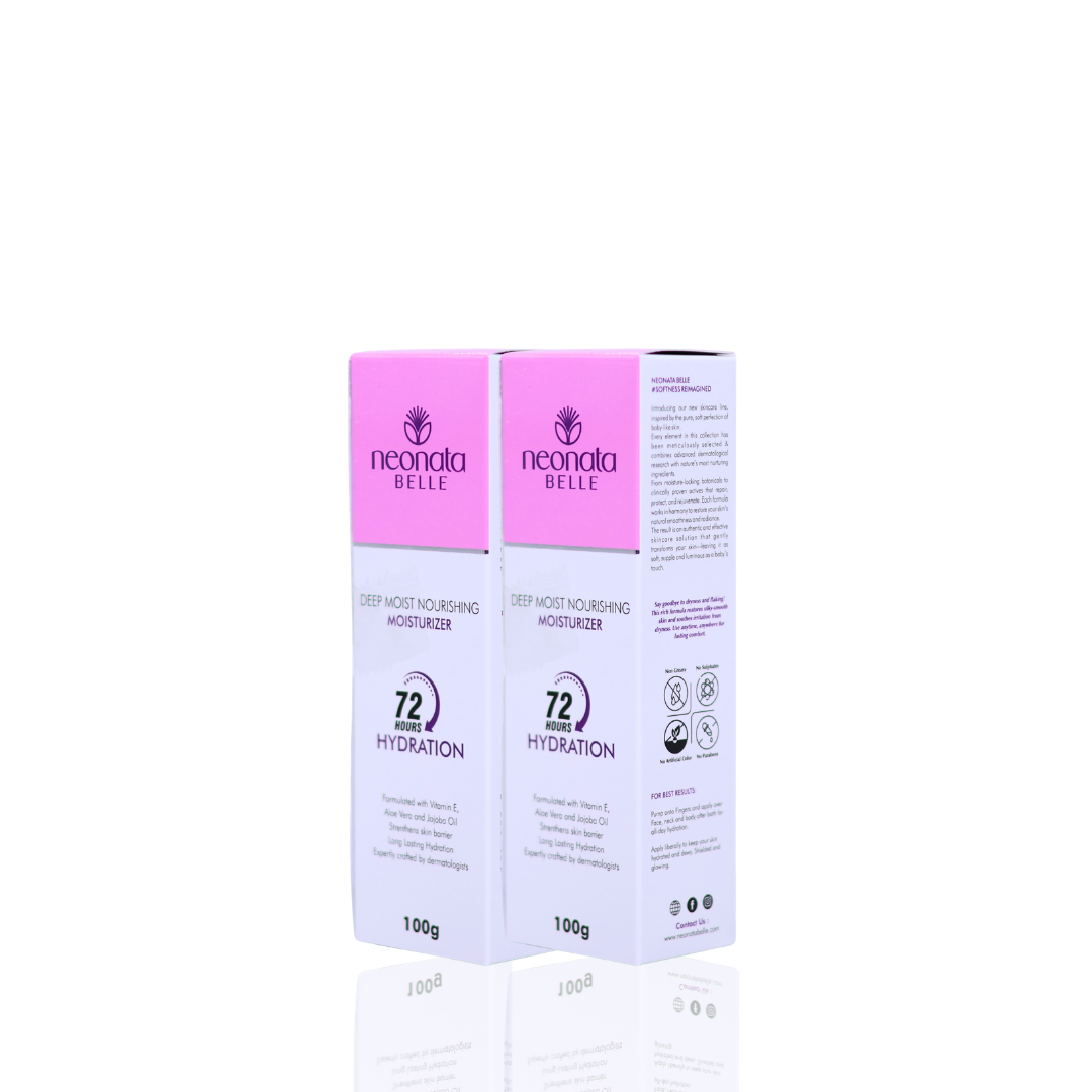 Neonata Belle Deep Moist Nourishing Moisturiser | Intense Hydration & Skin Barrier Repair for Dry and Sensitive Skin
