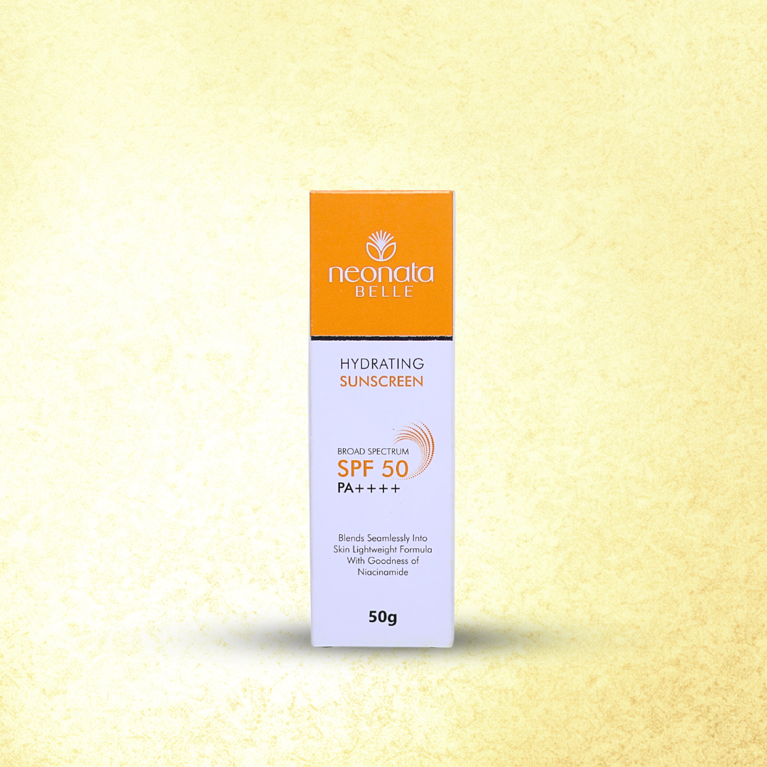 Neonata Belle Hydrating Sunscreen SPF 50 PA++++ | Broad Spectrum UV Protection with Hydration & Barrier Support