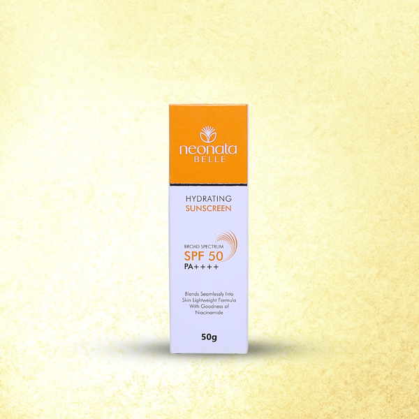 Neonata Belle Hydrating Sunscreen SPF 50 PA++++ | Broad Spectrum UV Protection with Hydration & Barrier Support