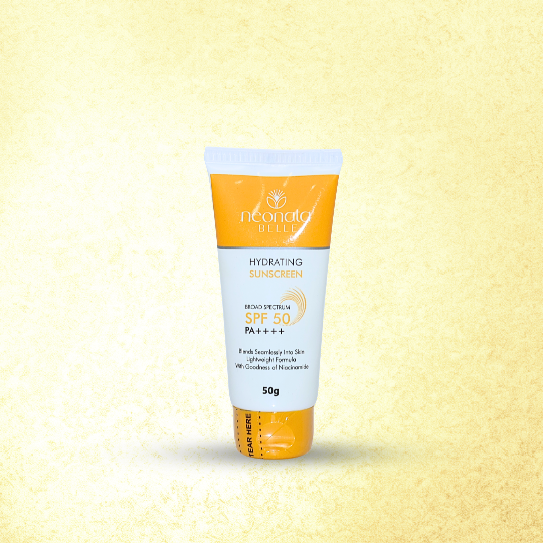 Neonata Belle Hydrating Sunscreen SPF 50 PA++++ | Broad Spectrum UV Protection with Hydration & Barrier Support