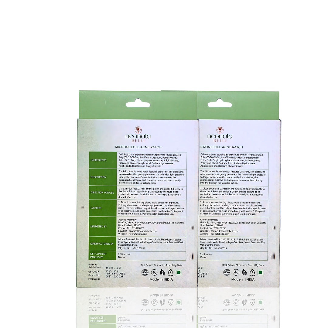 Neonata Belle Acne Patch | Hydrocolloid Pimple Patches for Overnight Spot Care (6 Dots)
